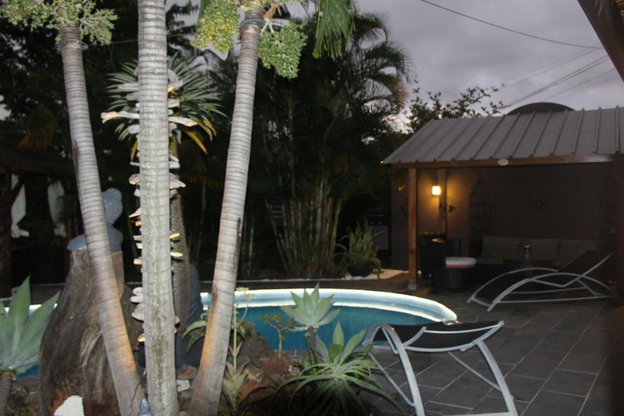 La Liane De Jade 974-Lodge Le Palissandre - Jacuzzi Privatif - Piscine Chauffee Le Bois de Nefles  Εξωτερικό φωτογραφία