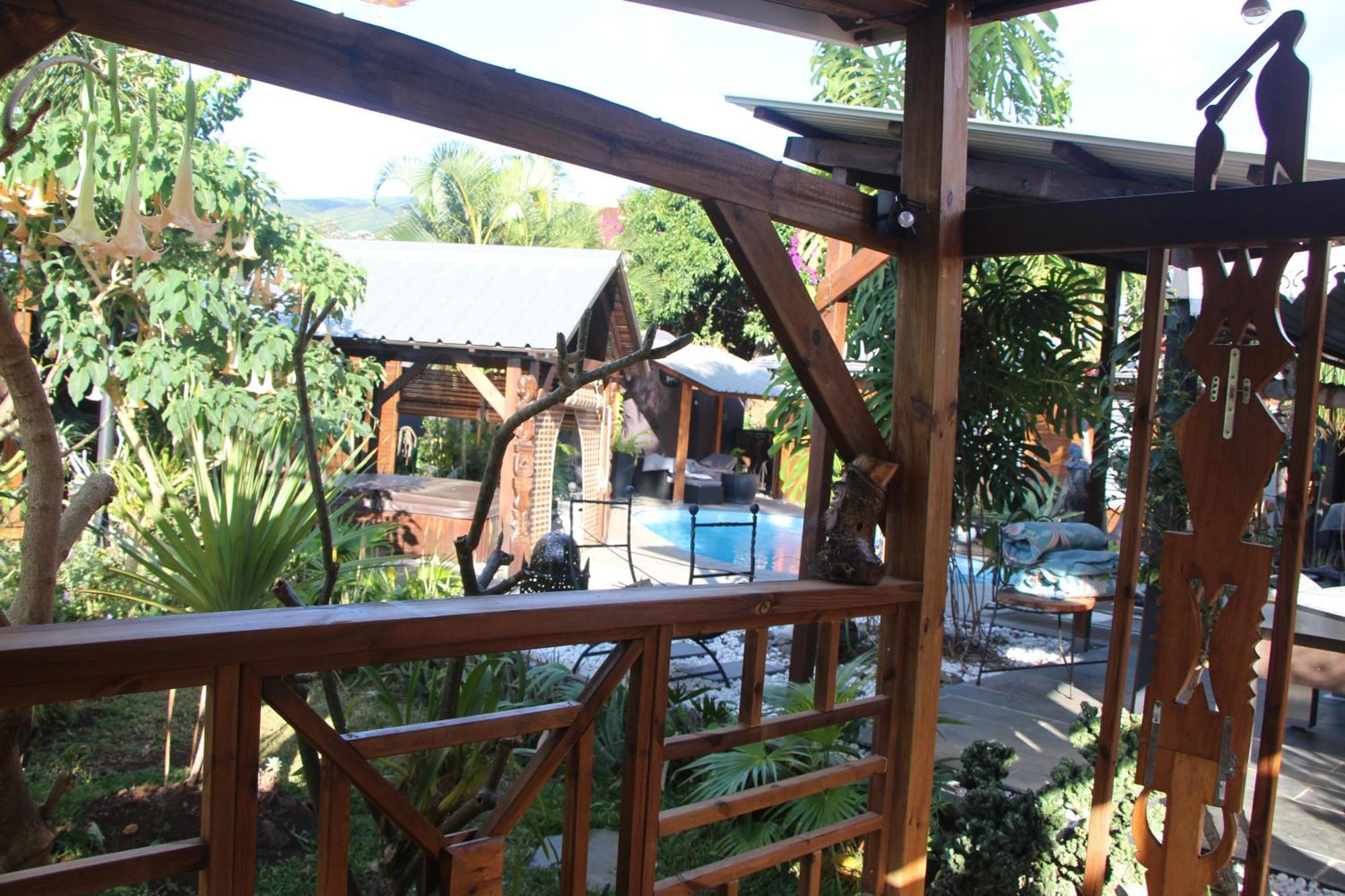 La Liane De Jade 974-Lodge Le Palissandre - Jacuzzi Privatif - Piscine Chauffee Le Bois de Nefles  Εξωτερικό φωτογραφία