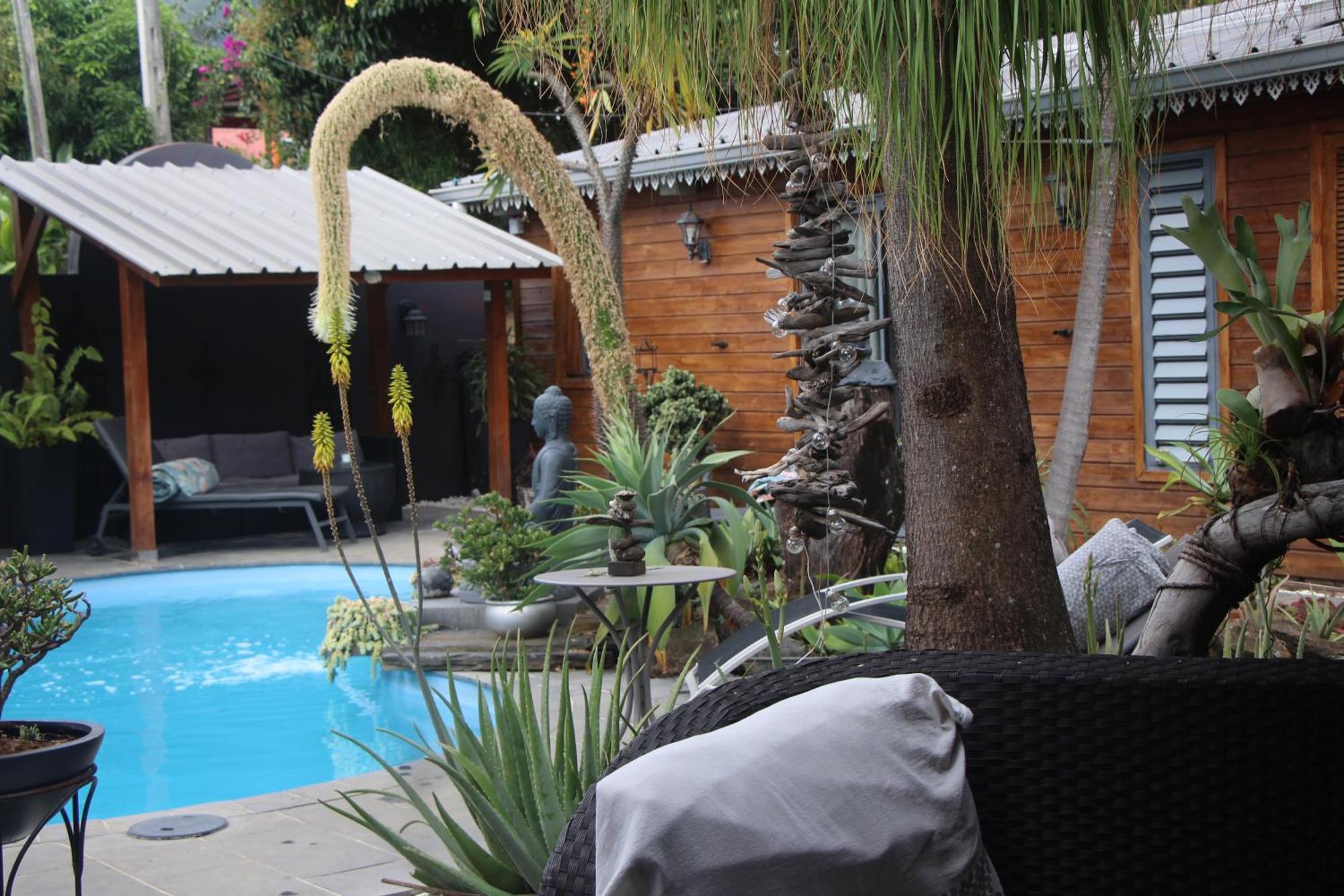 La Liane De Jade 974-Lodge Le Palissandre - Jacuzzi Privatif - Piscine Chauffee Le Bois de Nefles  Εξωτερικό φωτογραφία